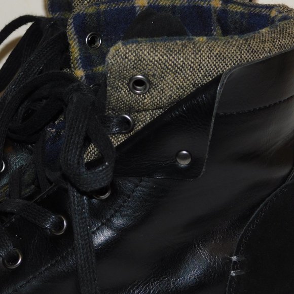 Restoration Maxium Men\'s Ankle Boots With Plaid Lining Size 11 main image 3
